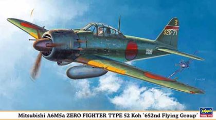1:48 Mitsubishi A6M5a Zero Fighter Type 52 Koh 652ND Flying Group