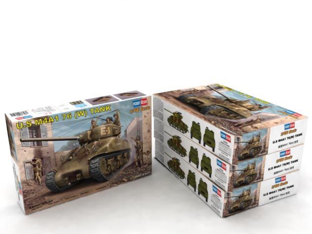 1:48 US M4A1 76 Tank