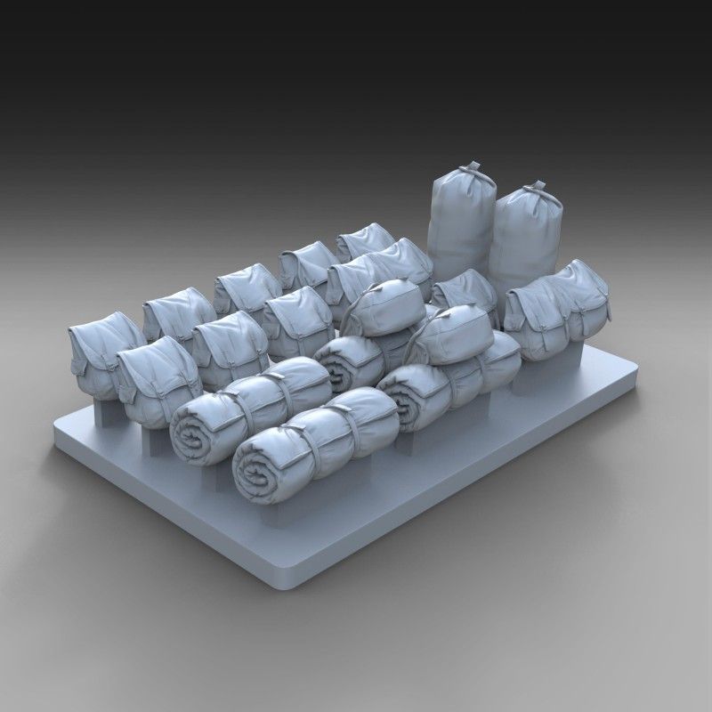 1:48 U.S. assorted bags set - WWII