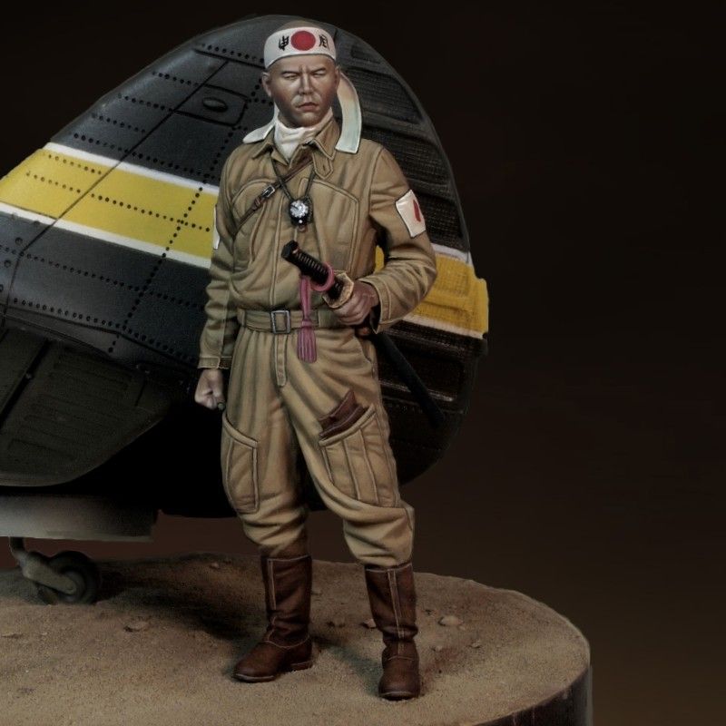 1:48 Japanese pilot WWII