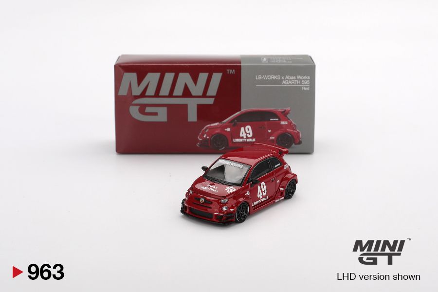 1:64 LB-WORKS x Abas Works ABARTH 595 Red