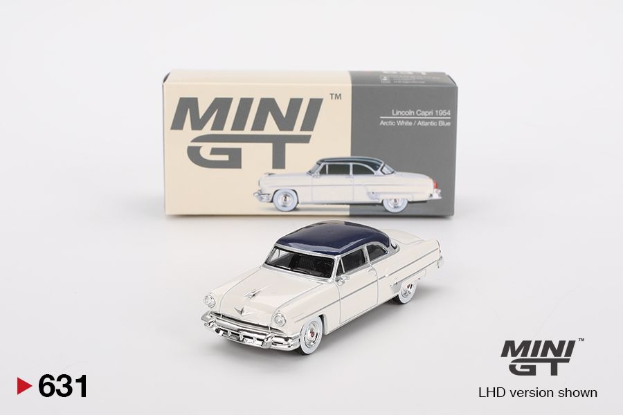 1:64 Lincoln Capri 1954 Arctic White / Atlantic Blue