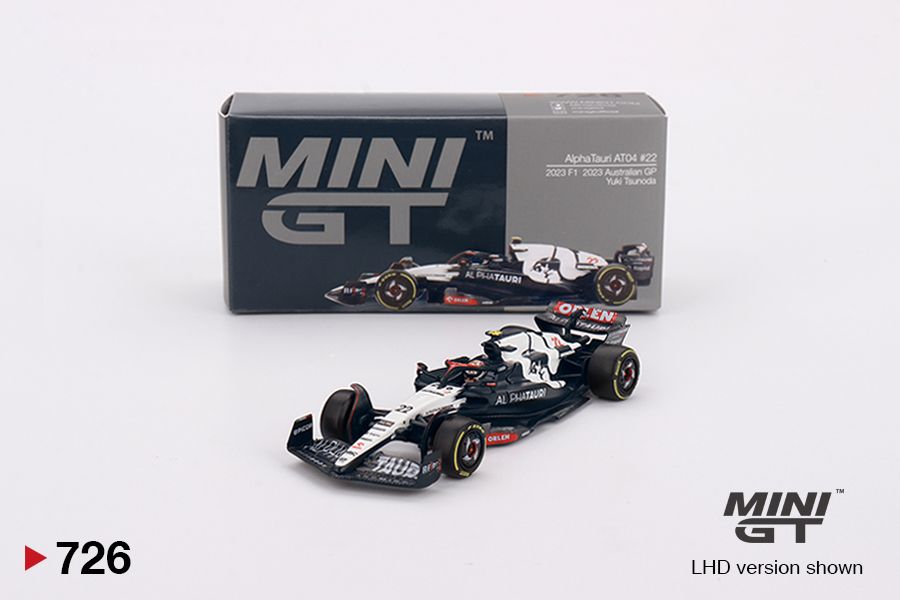 1:64 ALPHATAURI F1 AT04 #22 YUKI TSUNODA AUSTRALIAN GP 2023