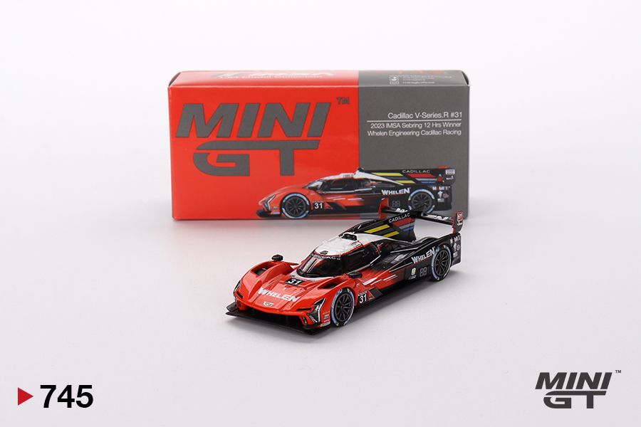 1:64 Cadillac V-Series.R #31 Whelen Engineering Cadillac Racing 2023 IMSA Sebring 12 Hrs Winner