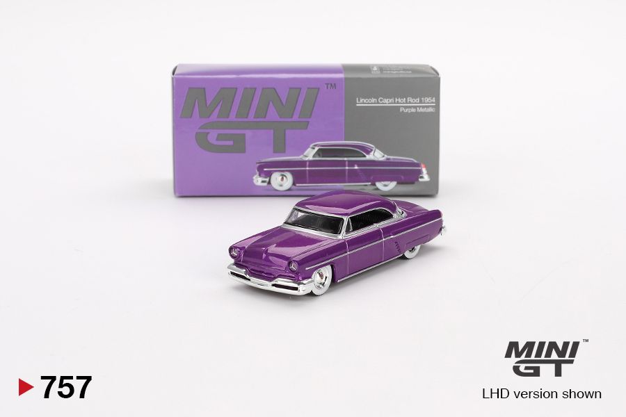 1:64 Lincoln Capri Hot Rod 1954 Purple Metallic