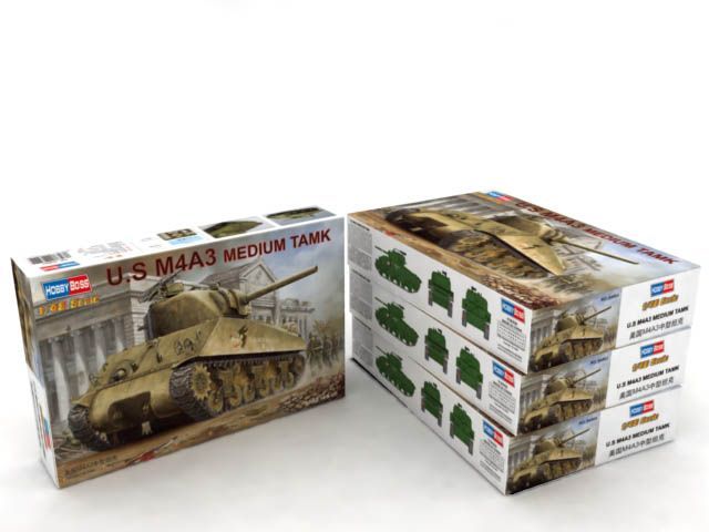 1:48 US M4A3 Tank
