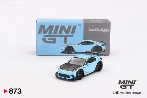 1:64 Toyota GR86 LB Nation Baby Blue (Left-Hand Boxed)
