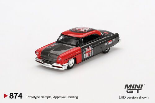 1:64 Lincoln Capri Hot Rod 1954 'Shadow Puppet' MINI GT x MIZU Diecast 2024 (Blister Packaging)