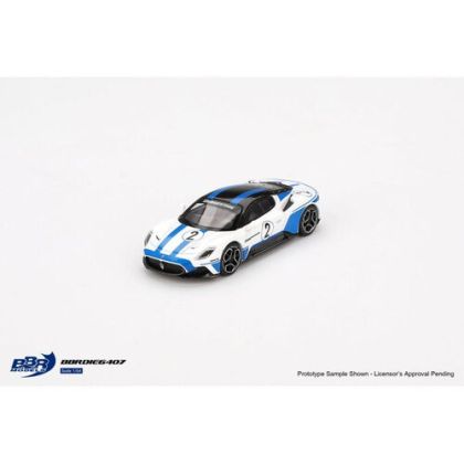 1:64 Maserati MC20 #2 Performance Experience 2024 White/Blue