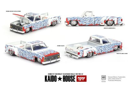 1:64 Chevrolet Silverado Dually on Fire V2