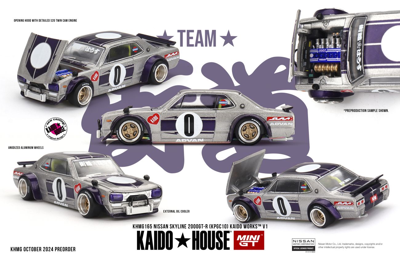 1:64 Nissan Skyline 2000GT-R (KPGC10) Kaido Works V1