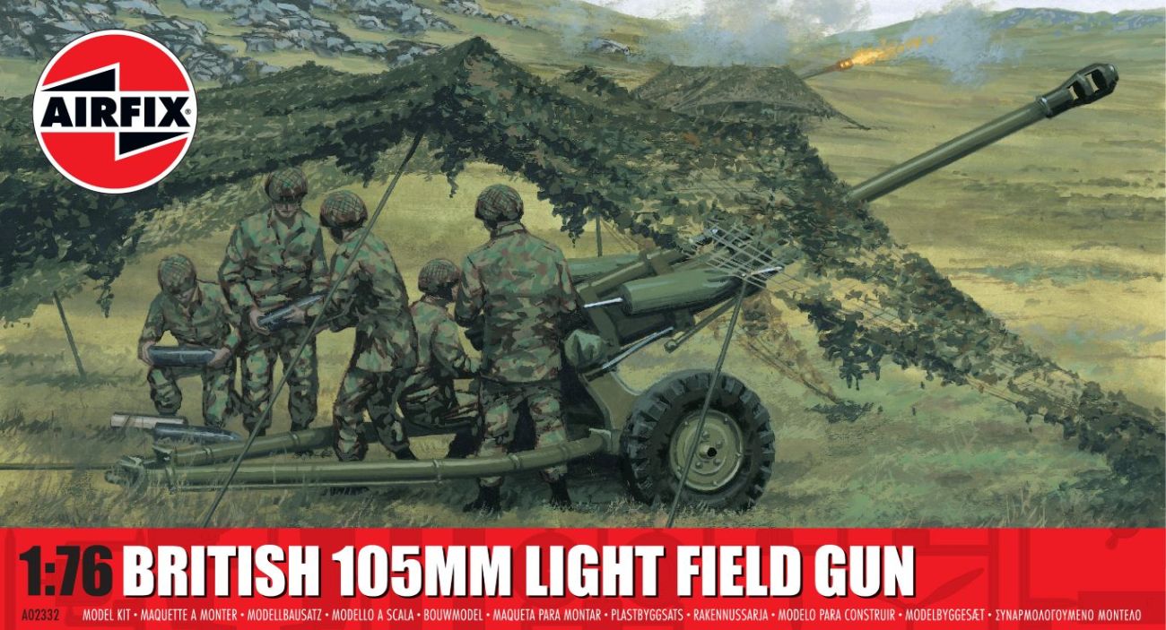 1:76 British 105mm light field gun