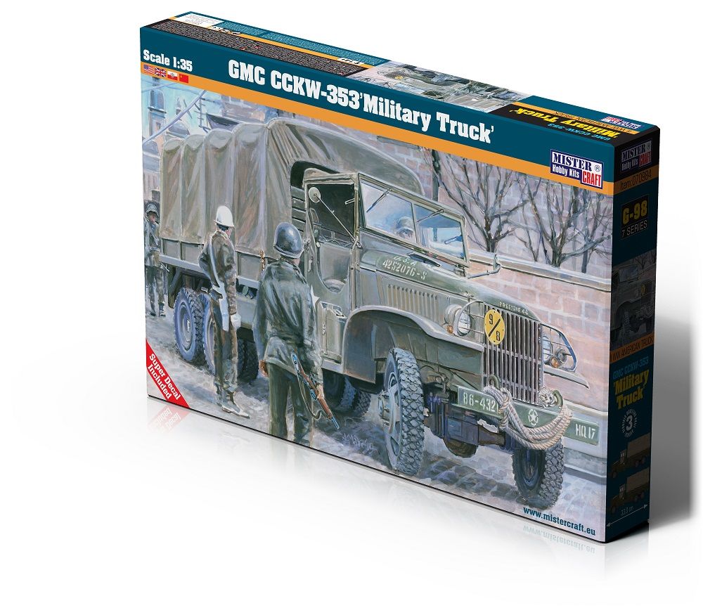 1:35 GMC CCKW-353 Military Truck
