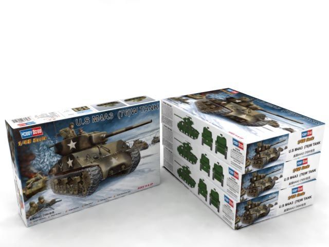1:48 US M4A3 76 (W) Tank