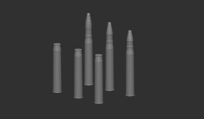 1:35 Ammunition for 3.7 cm KwK 38(t)