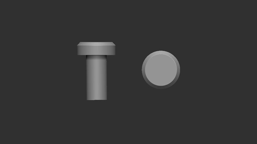 Flat Head Rivet 1.5 mm (1/35)