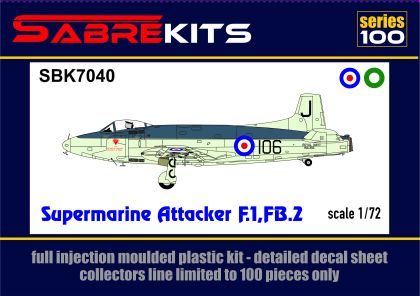 1:72 Supermarine Attacker F.1,FB.2