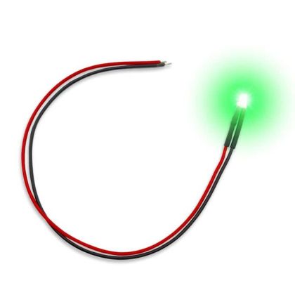 Green Flickering LED Lights 3mm