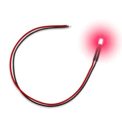 Red Flickering LED Lights 3mm