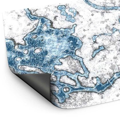 Neoprene Mat 4x6' Blizzard Hollows (120x180cm)