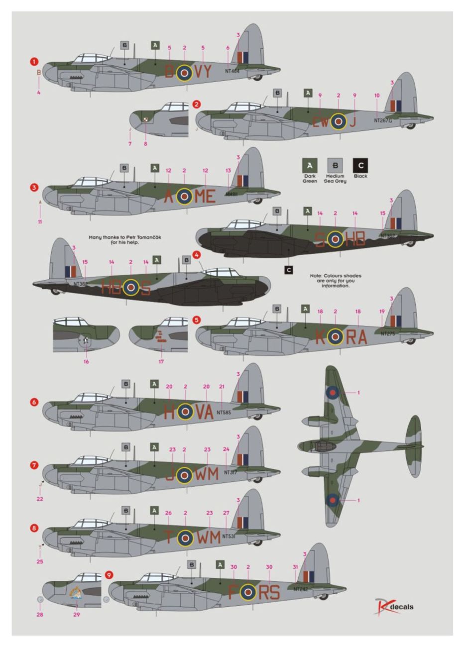 1:72 de Havilland Mosquito NF.30