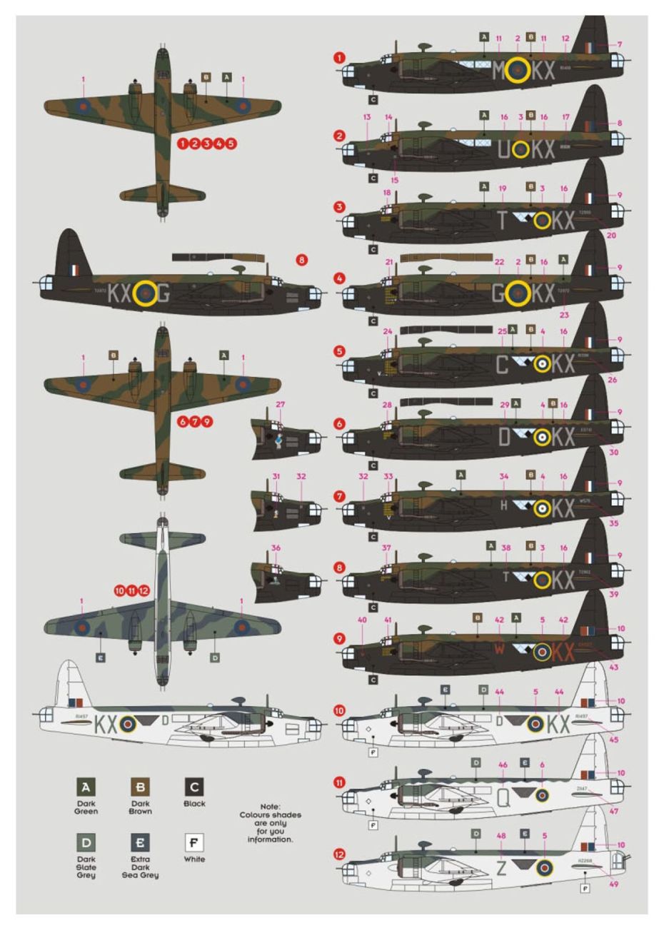 1:72 Vickers Wellingtons of No.311 (Czechoslovak) Sq. RAF 1940-45