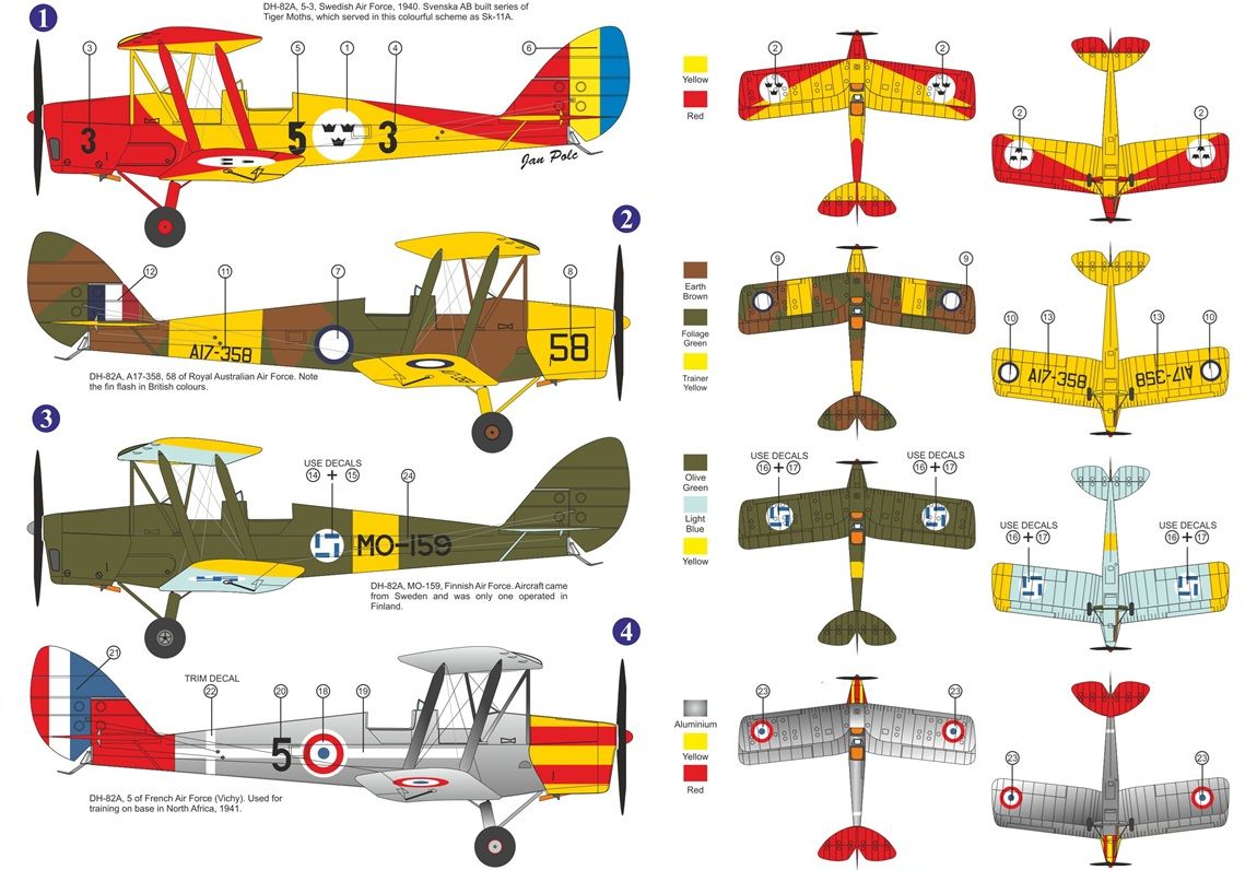 1:72 DH-82A Tiger Moth International