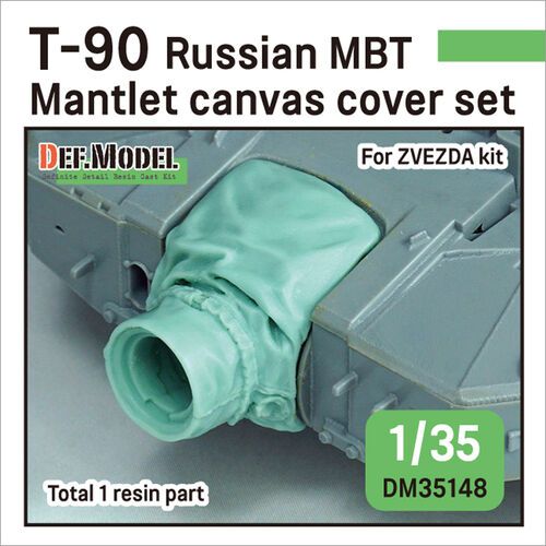 1:35 T-90 Russian MBT Mantlet Canvas Cover Set (For Zvezda)