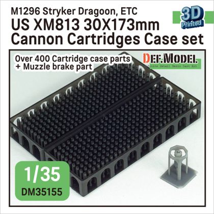 1:35 US XM813 30 x 173mm Cannon Cartridges Set - for M1296 Stryker Dragoon