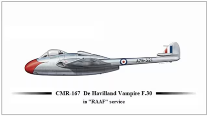 1:72 de Havilland Vampire F.30 in RAAF service