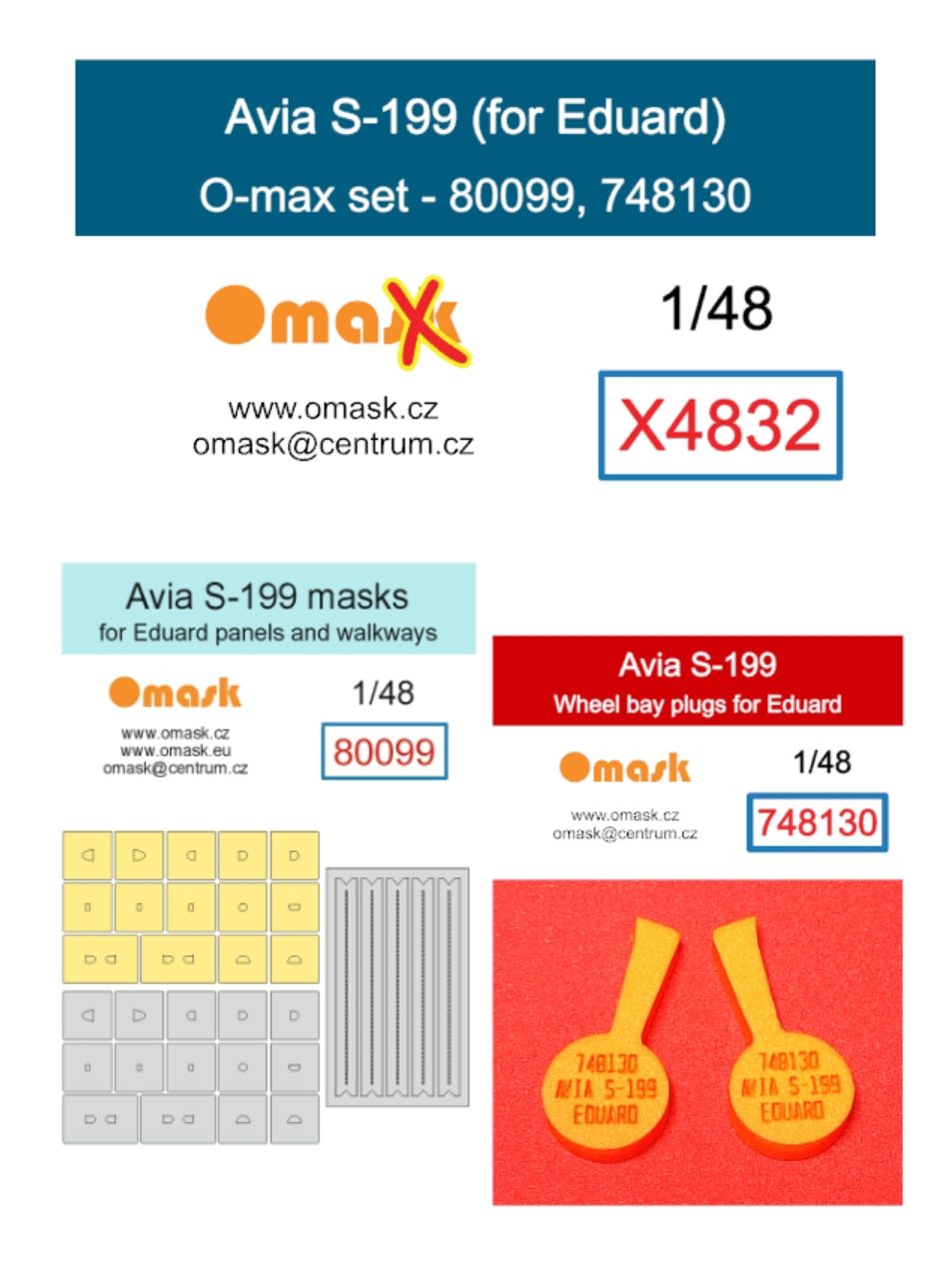 1:48 Avia S-199 O-max set (for Eduard)