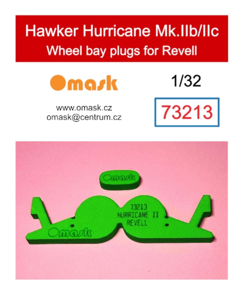 1:32 Hawker Hurricane Mk.IIb/IIc wheel bay plugs (for Revell)