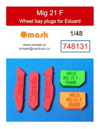 1:48 Mig 21 F wheel bay plugs (for Eduard)