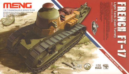 1:35 French Renault FT-17 Light Tank
