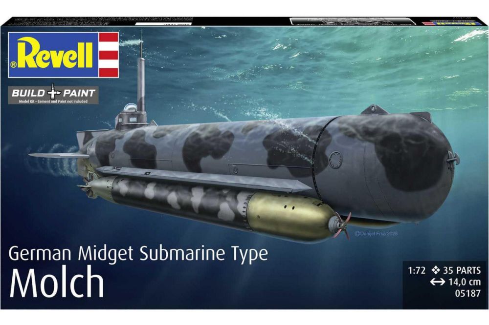 1:72 German Midget Submarine Type Molch