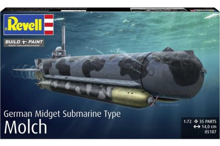 1:72 German Midget Submarine Type Molch