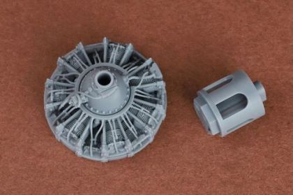 1:48 Curtiss Hawk 75 A-3 - 3D-Printed Engine Set (for Wolfpack and Hobbycraft Kits)