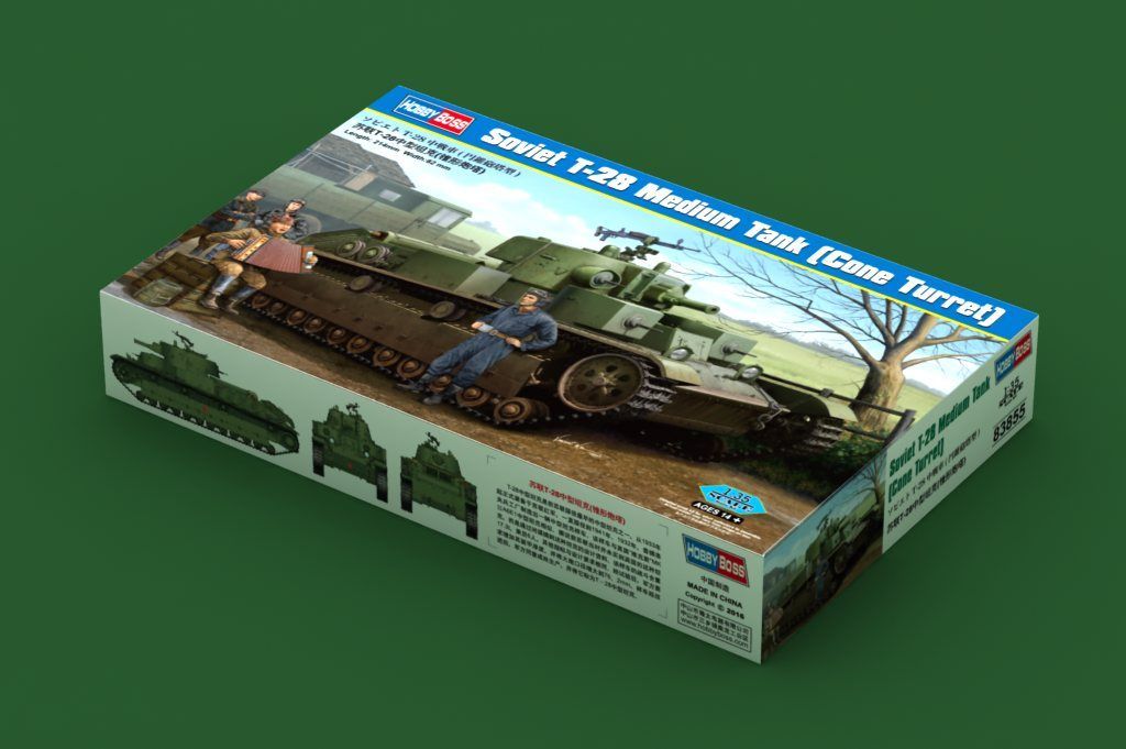 1:35 Soviet T-28 Medium Tank
