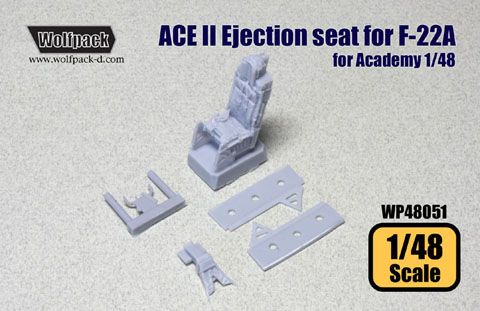 1:48 ACE II ejection seat for F22 Raptor (Academy)