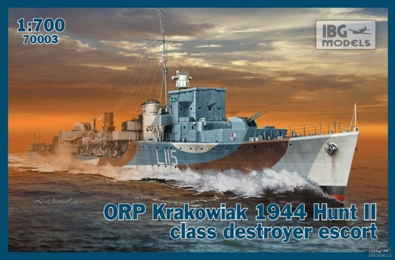 1:700 ORP Krakowiak 1944 Hunt II