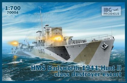 1:700 HMS Badsworth 1941 Hunt II