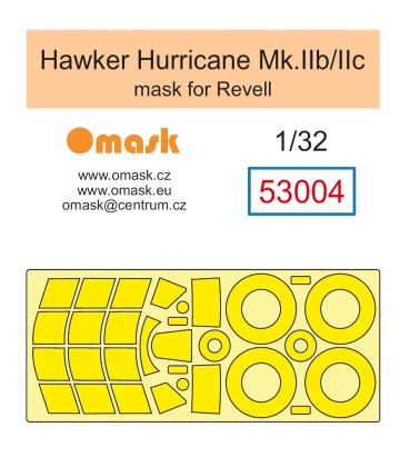 1:32 Hawker Hurricane Mk.IIb/IIc masks (for Revell)
