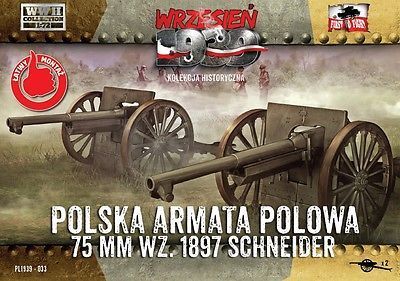 1:72 Polish Field Canon 75mm Wz. 1897 Schneider