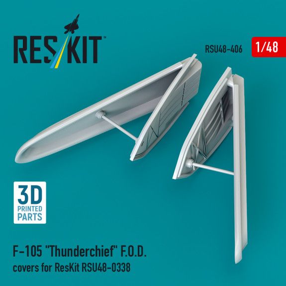 1:48 F-105 Thunderchief F.O.D. covers for ResKit RSU48-0338