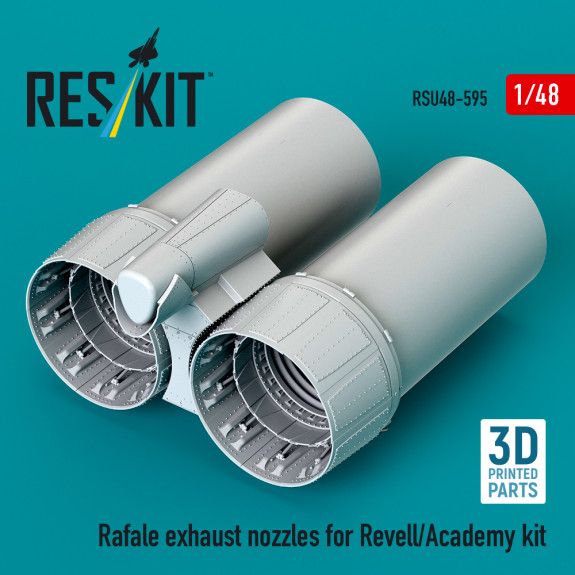 1:48 Rafale exhaust nozzles for Revell/Academy kit