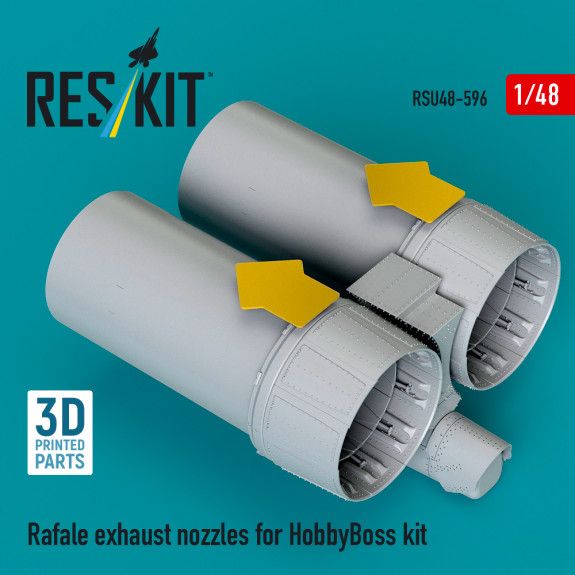 1:48 Rafale exhaust nozzles for HobbyBoss kit