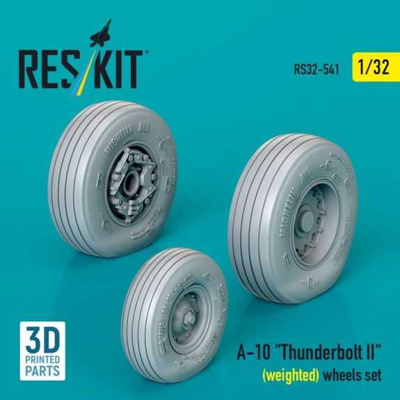 1:32 A-10 Thunderbolt II (weighted) wheels set