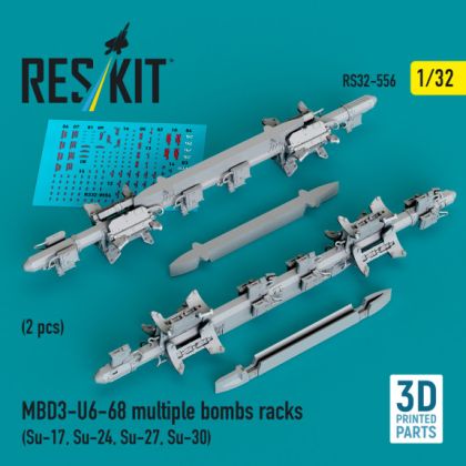 1:32 MBD3-U6-68 multiple bombs racks (2 pcs)