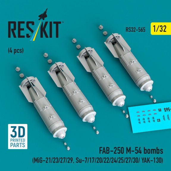 1:32 FAB-250 М-54 bombs (4 pcs)