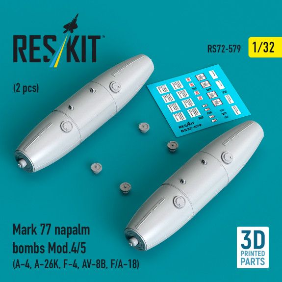1:32 Mark 77 napalm bombs Mod.4/5 (2 pcs)